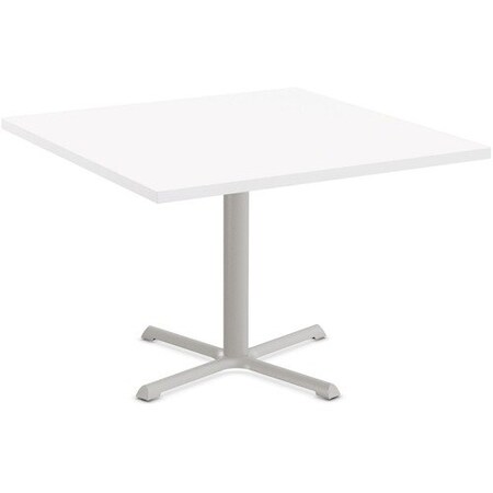 Special-T Table, Square, 42inx42inx29in, GrayBase/WhiteTop SCTSTAR24242GWH